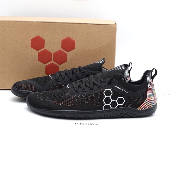 NEW VivoBarefoot Primus Lite Knit Barefoot Sneakers Black